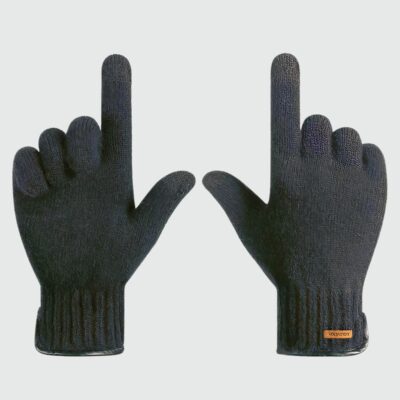Gants de ville gris tactiles pour homme