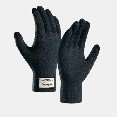 Gants tactiles en laine pour homme