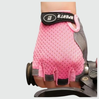 Gants vélo enfant demi-doigts respirants