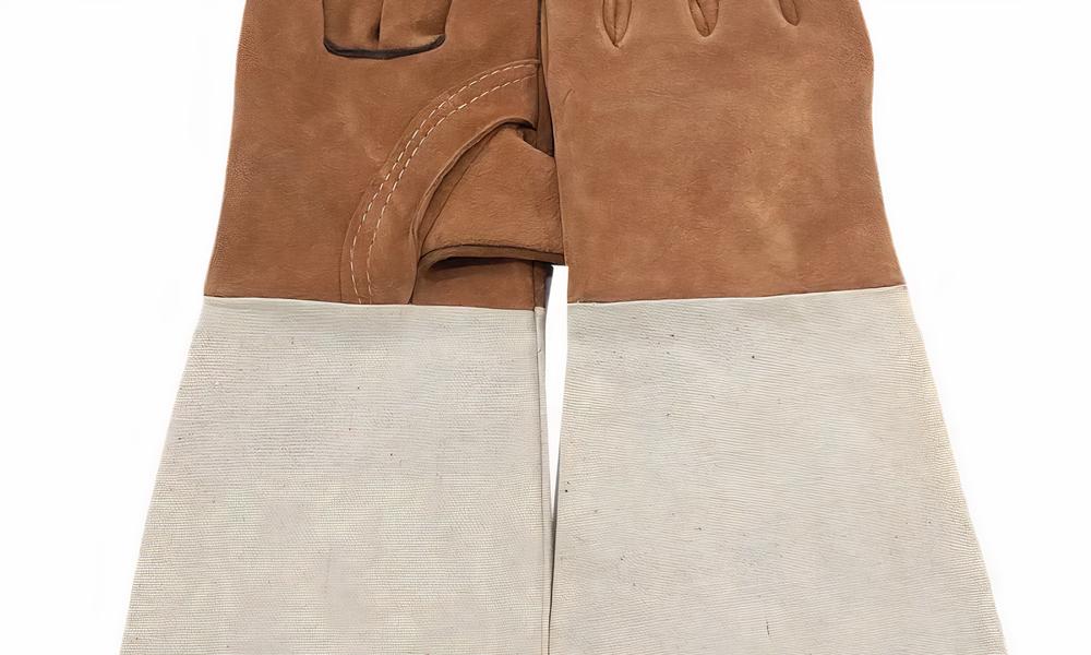 Gant de soudure en cuir long