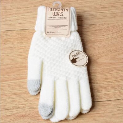 Gants femme hiver avec deux doigts tactiles