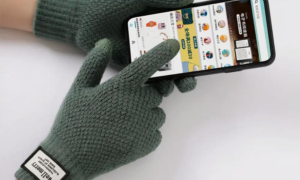 Gants En Laine Mérinos Pour Homme - GIRO - Modèle Avec Doigts Longs