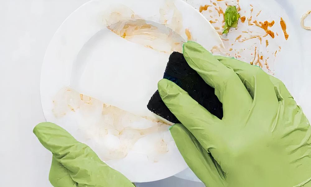 Gant en nitrile vert par lot de 50 pièces